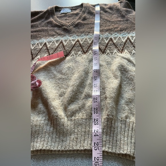 Vintage Henley For Tip Top Wool V -Neck Sweater Size L - Picture 8 of 11